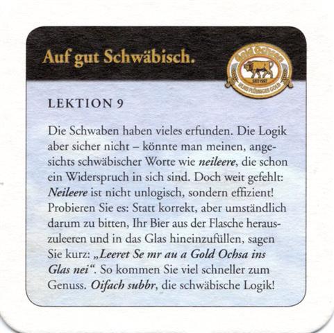ulm ul-bw gold ochsen schwb 11b (quad185-lektion 9)